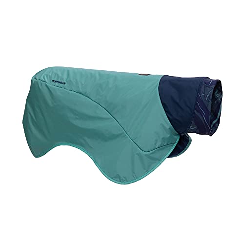 Ruffwear, Dirtbag Dog Towel, Camping and Outdoor Absorbent Coat, Aurora Teal, Large