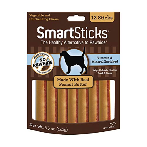 SmartBones SmartSticks, Treat Your Dog to a Rawhide-Free Chew Made With Real Meat and Vegetables