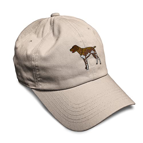 Soft Baseball Cap German Shorthair Pointer Dog A Embroidery Dogs German Shorthair Pointer Twill Cotton Elephants Dad Hats for Men & Women Stone Design Only