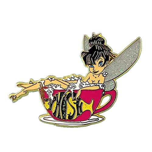 Tinkerbell Pins Fantasy Bath Tub Coffee Cup Phish Pin W