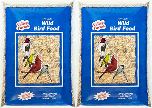 Valley Farms Hi-Flite Wild Bird Food - Best Value Blend for All Species of Birds (2 Pack 10 LBS Total)