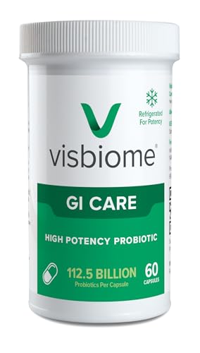 Visbiome - High Potency Probiotics, 112.5 Billion CFU Live Bacteria, 60 Capsules