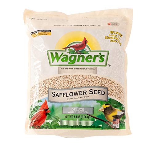 Wagner's 57075 Safflower Seed Wild Bird Food, 5-Pound Bag