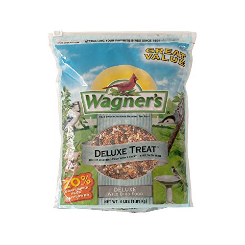 Wagner's 62067 Deluxe Treat Blend Wild Bird Food, 4 Pound (Pack of 1)