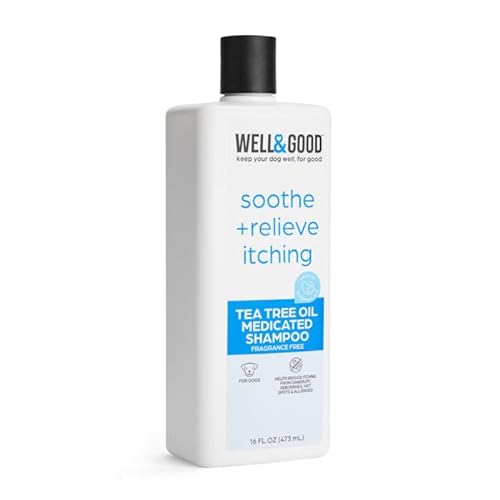 Well & Good Tea Tree Medicated Dog Shampoo, 16 fl. oz.