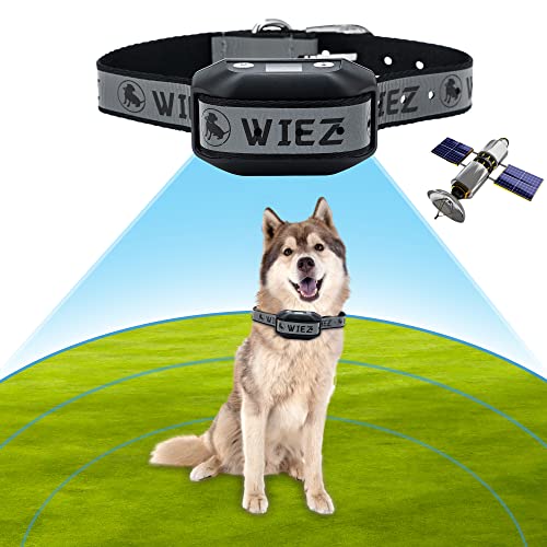 WIEZ GPS Wireless Dog Fence, Electric Dog Collar Fence,Pet Containment System,Range 65-3281ft, Adjustable Warning Strength, Rechargeable, Harmless and Suitable for All Dogs(New Model for 2023!)