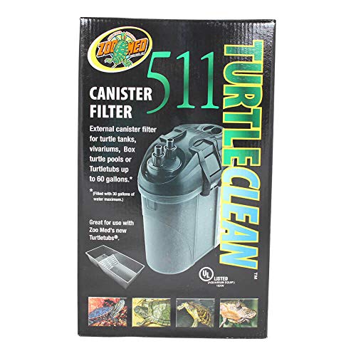 Zoo Med Turtle Clean 30 External Canister Filter for Aquatic Turtle Habitatsup To 30 gallon