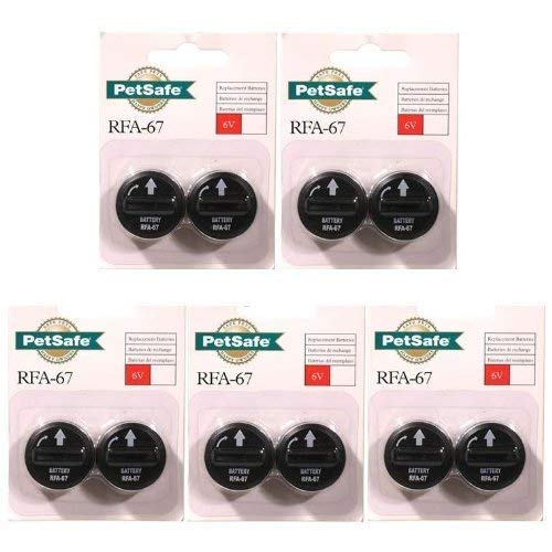 10 PACK PETSAFE BATTERY RFA-67D-11 RFA-67 8 X 6V BATTERIES FOR PIF-300 RF300 PIF-275-19 PRF-3004W PUL-250