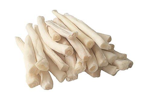 123 Treats - Dog Skinny Rawhide Rolls |Chew Bones for Small Dogs (15 Count) 5-6" - Beef Hide Skinny Rolls -100% Natural Chews Premium Raw Hides Bulk Treats