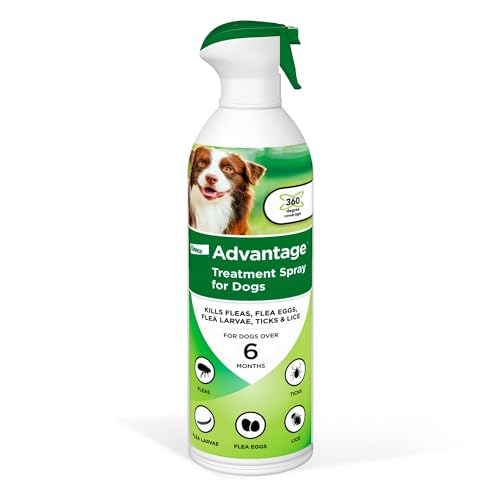 Advantage Flea and Tick Treatment Spray for Dogs, 8 fl.oz