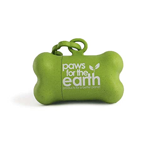 Ancol Paws for The Earth Plastic Free Poop Bag Dispenser, Green