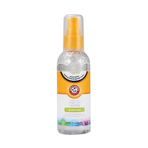 Arm & Hammer for Pets Fresh Spectrum Pet Breath Drops for Dogs, 3 Fl Oz | Arm & Hammer Baking Soda Enhanced Formula with Coconut Oil for Bad Dog Breath