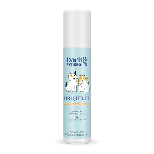 Bark & Whiskers Ubiquinol Liquid Pump for Dogs & Cats, 1.45 Fl. Oz. (43 mL), Supports Healthy Immune Function, Veterinarian Formulated, Non-GMO, Dr. Mercola