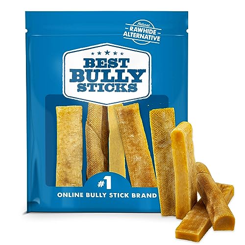 Best Bully Sticks Himalayan Yak Cheese Chews for Dogs - All-Natural USA Packed - Vegetarian & Lactose Free - Fully Digestible, Large 4 Pack Long-Lasting Dog Chews from