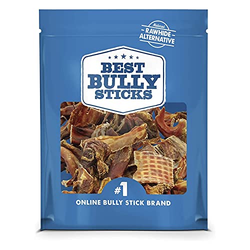 Best Bully Sticks Joint Jerky Gullet Bite Dog Treats (1.5lb. Bag) - All-Natural Beef Dog Treats