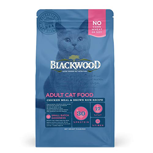 Blackwood Pet Cat Food Made In USA [Super Premium Dry Cat Food For Adult, Indoor, and Senior Cats], Chicken Meal and Brown Rice Recipe 13.23-Pound