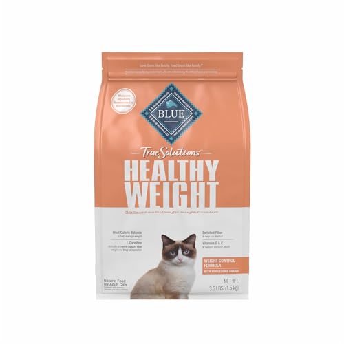 Blue Buffalo True Solutions Healthy Weight Natural Weight Control Adult Dry Cat Food, Chicken 3.5-lb