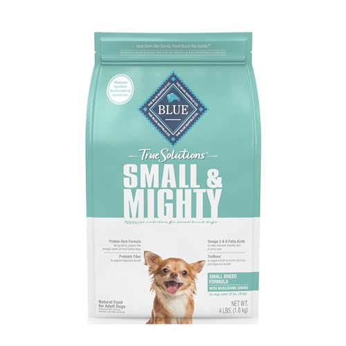 Blue Buffalo True Solutions Small & Mighty Natural Small Breed Adult Dry Dog Food, Chicken 4-lb