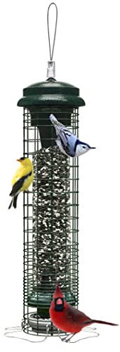 Brome Squirrel Solution 150 Squirrel-Proof Bird Feeder, 2.6-Pound Seed Capacity, 4 Seed Ports