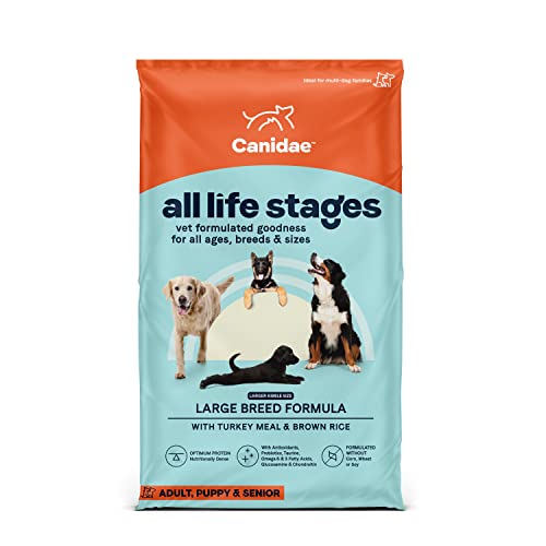 CANIDAE- All Life Stages Large Breed Formula with Turkey Meal & Brown Rice Dog Dry 30 lb.