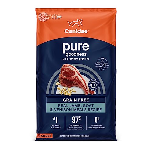 Canidae Pure Real Lamb, Goat & Venison Meals Recipe Adult Dry Dog Food, 24 lbs.