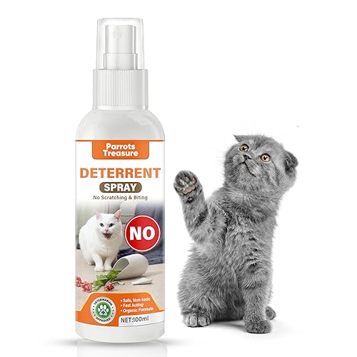 Cat Deterrent Spray, Effective Cat Repellent Spray for Furniture Floor Sofa Protector, Anti-Scratch Spray for Dogs & Cats Indoor or Outdoor Use