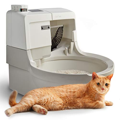 CatGenie A.I. Self-Cleaning, Fully-Flushing, Self-Scooping, Automatic Cat Box, Small (Latest Model)