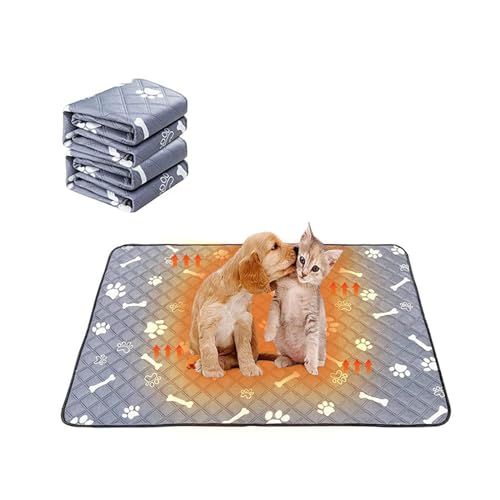 Clearance Self Warming Pet Mat, Extra Warm Thermal Dog Crate Pad for Indoor Outdoor Pets, Washable Anti-Slip Kennel Mat for Medium Small Dogs and Cats