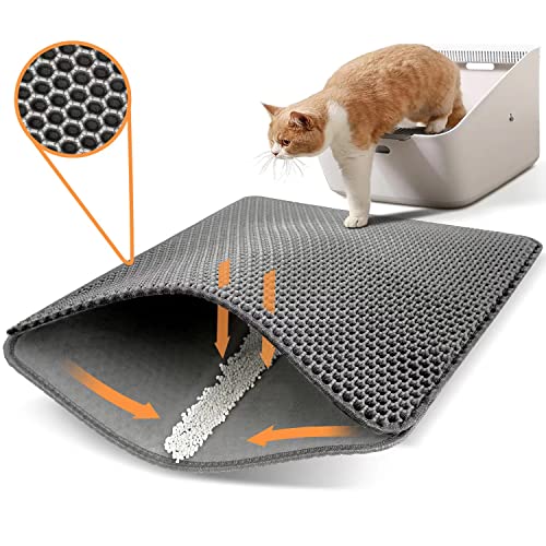 New Cat Litter mat Large Kitty Litter Box Trapping Sifting Mats
