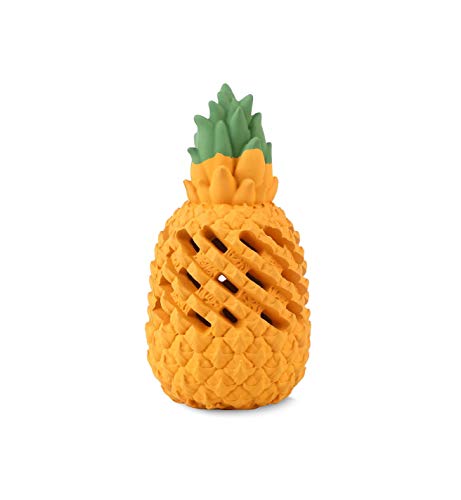 Cullaby Pineapple Dog Chew Toys for Aggressive Chewer - Indestructible Interactive Treat Toys for Large Medium Small Dogs - Fun to Chew (Large)
