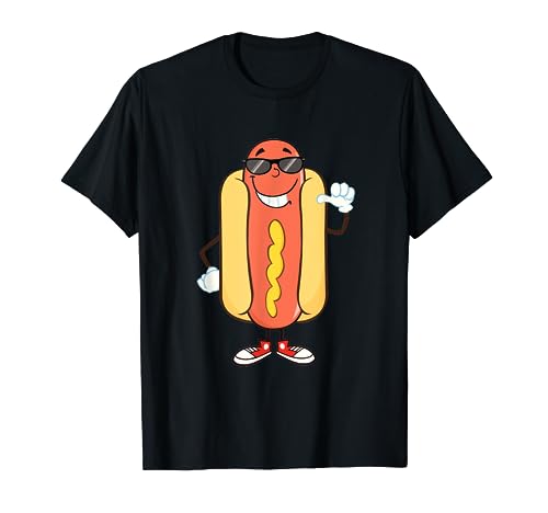 Dancing Hotdog Shirt- Funny Food T Shirt T-Shirt