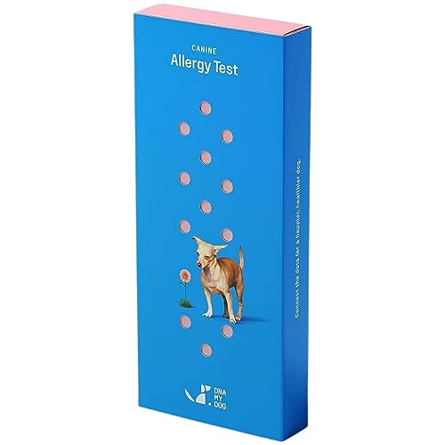 DNA My Dog Canine Allergy Test Sensitivity and Intolerance Testing Kits Home Sample Collection Kit for Dogs Allergy