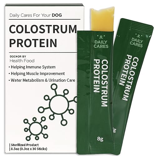 DOCTOR BY Colostrum Protein for Dogs and Puppy – Muscular Strength and Immune System Support with Colostrum & Whey Protein Isolate & Goat Milk – Chewable Supplement for Dogs – Pack of 30, Individually