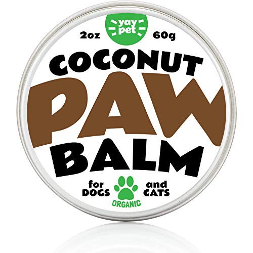 Dog Paw Balm Soother & Moisturizer 2 oz with Natural Shea Butter Coconut Oil Beeswax Heals and Repairs Cracked Dog Paws Snout & Elbows Snow & Dry Weather Protection Ointment Safe Invisible Barrier