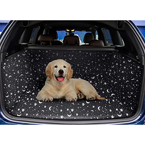 Dog Trunk Cover for SUV Pet Dog Cargo Liner Waterproof Pet Cargo Cover Oxford Nonslip Scratchproof Car Back Seat Cover Car Protector for Sedans, Trucks, Standard (73'' x 44'' x 14")