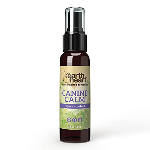 Earth Heart - Canine Calm Aromatherapy Spray to Relax and Comfort Dogs, 2oz Spray