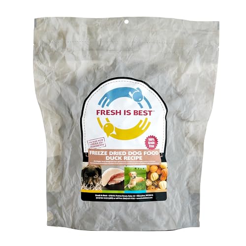 Fresh Is Best - Freeze Dried Raw Dog Food - Duck, 8 Ounces