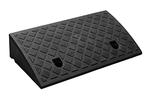 Genubi Industry Curb Ramp Portable Lightweight Heavy Duty Plastic Threshold Ramp for Driveway, Loading Dock, Sidewalk, Car, Scooter, Bike, Motorcycle