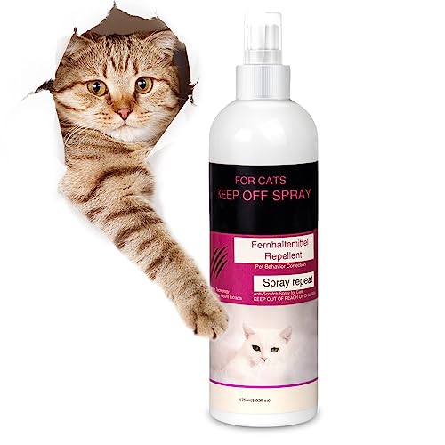 Glovv Cat Scratch Spray Deterrent for Furniture, Anti Cat Deterrent Spray for Scratching, Cat Repellent Spray Training Outdoor