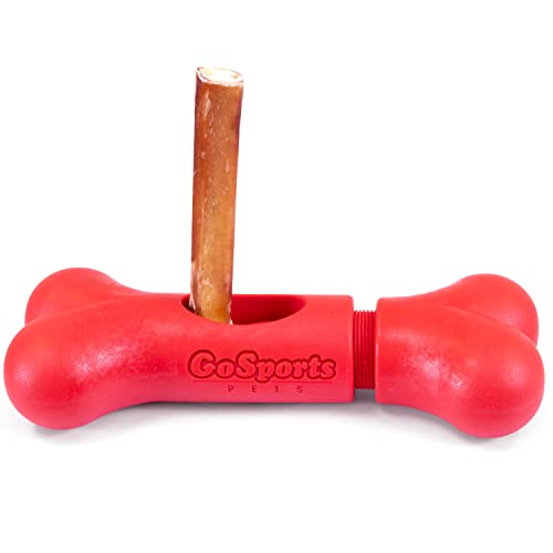 GoSports Chew Champ Bully Stick Holder for Dogs - Securely Holds Bully Sticks to Help Prevent Choking - 6 in or 8 in Size