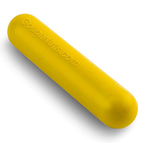 Goughnuts Durable Dog Chew Toy and Training Stick - Lifetime Replacement Guarantee - for Aggressive Power Chewers Like Pitbulls, German Shepherds, Nearly Indestructible for Small Breeds - Small