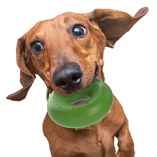 Goughnuts - Rubber Dog Chew Toy Med .75, Green, Ring