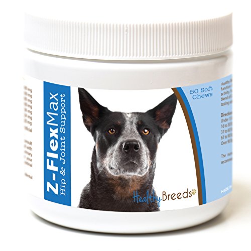 Healthy Breeds Australian Cattle Dog Z-Flex Max Hip and Joint Soft Chews 50 Count