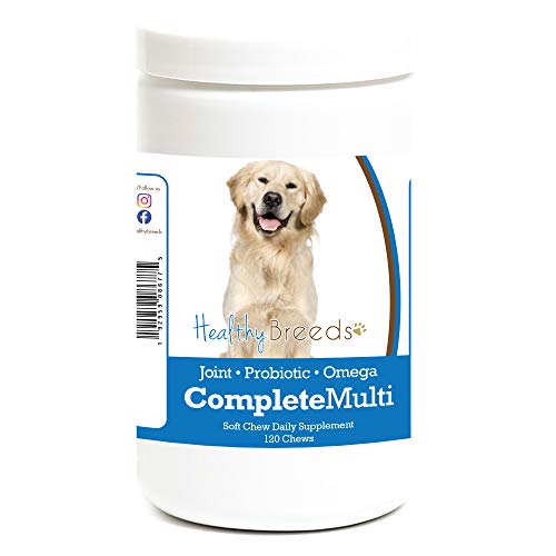 Healthy Breeds Golden Retriever All in One Multivitamin Soft Chew 120 Count