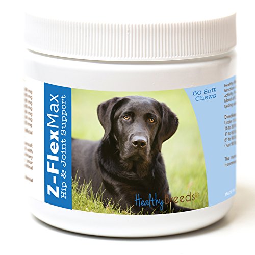 Healthy Breeds Labrador Retriever Z-Flex Max Hip and Joint Soft Chews 50 Count