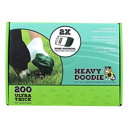 Heavy Doodie Ultra-Thick Dog Waste Bags 200ct