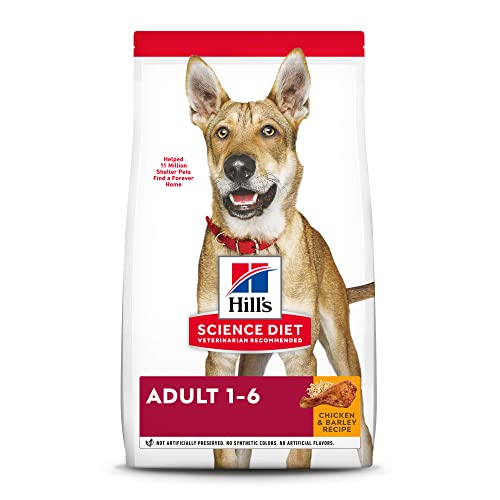 Hill's Pet Nutrition Science Diet Dry Dog Food, Adult, Chicken & Barley Recipe, 35 lb. Bag