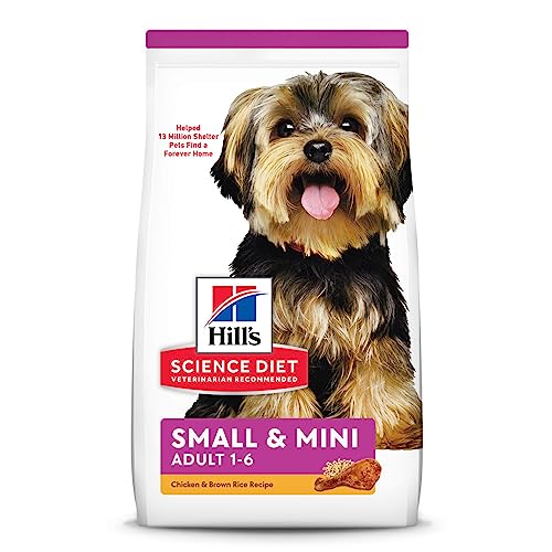 Hill's Science Diet Dry Dog Food, Adult, Small Paws For Small Breed Dogs, Chicken Meal & Rice, 4.5 lb. Bag