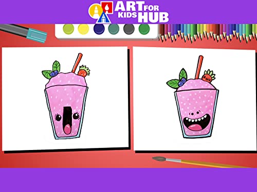 How To Draw a Funny Frozen Fruit Smoothie!