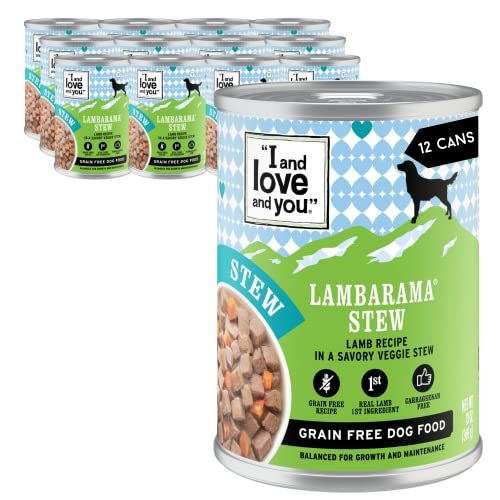 "I and love and you" Lambarama Stew Grain Free Canned Dog Food, 13 Oz (Pack Of 12)